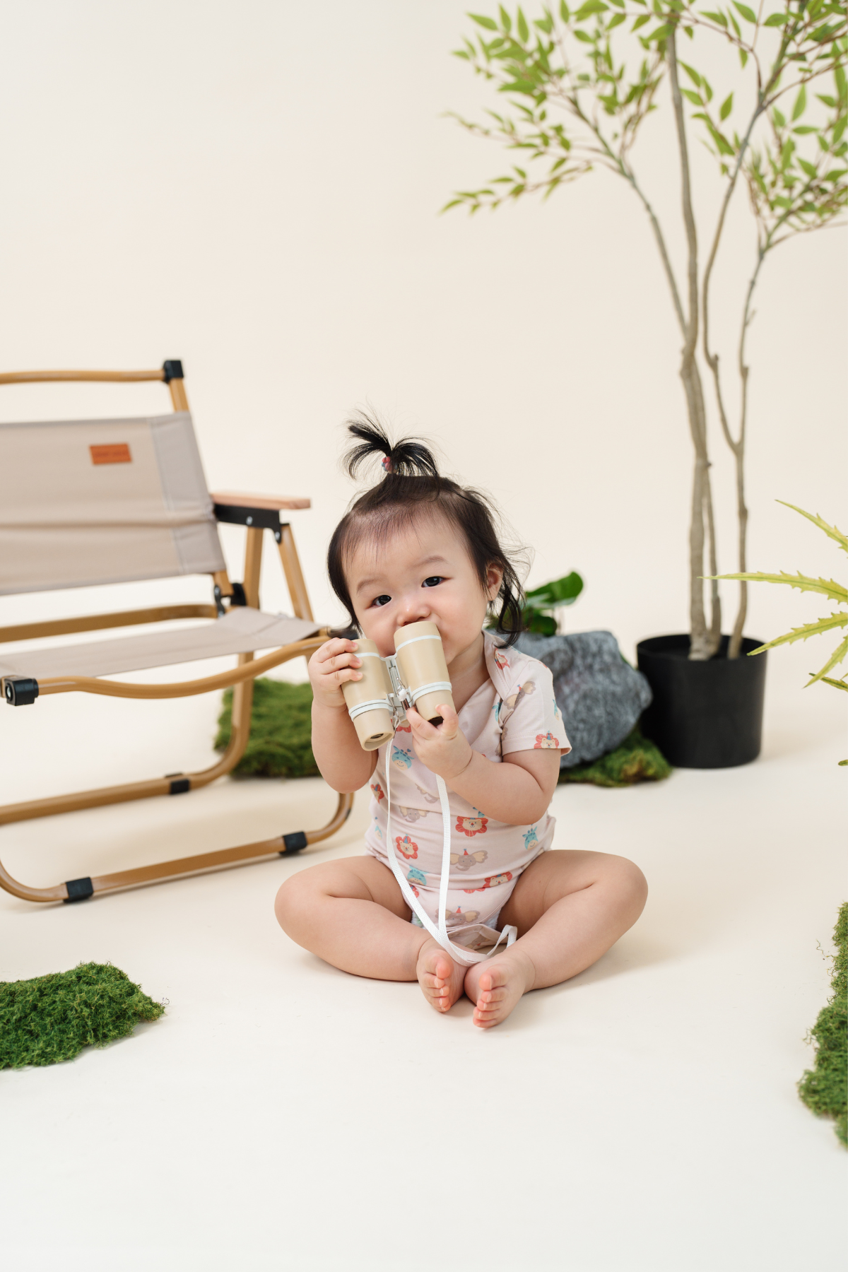 Safari Party Short Sleeve Bodysuit - 3 Pack