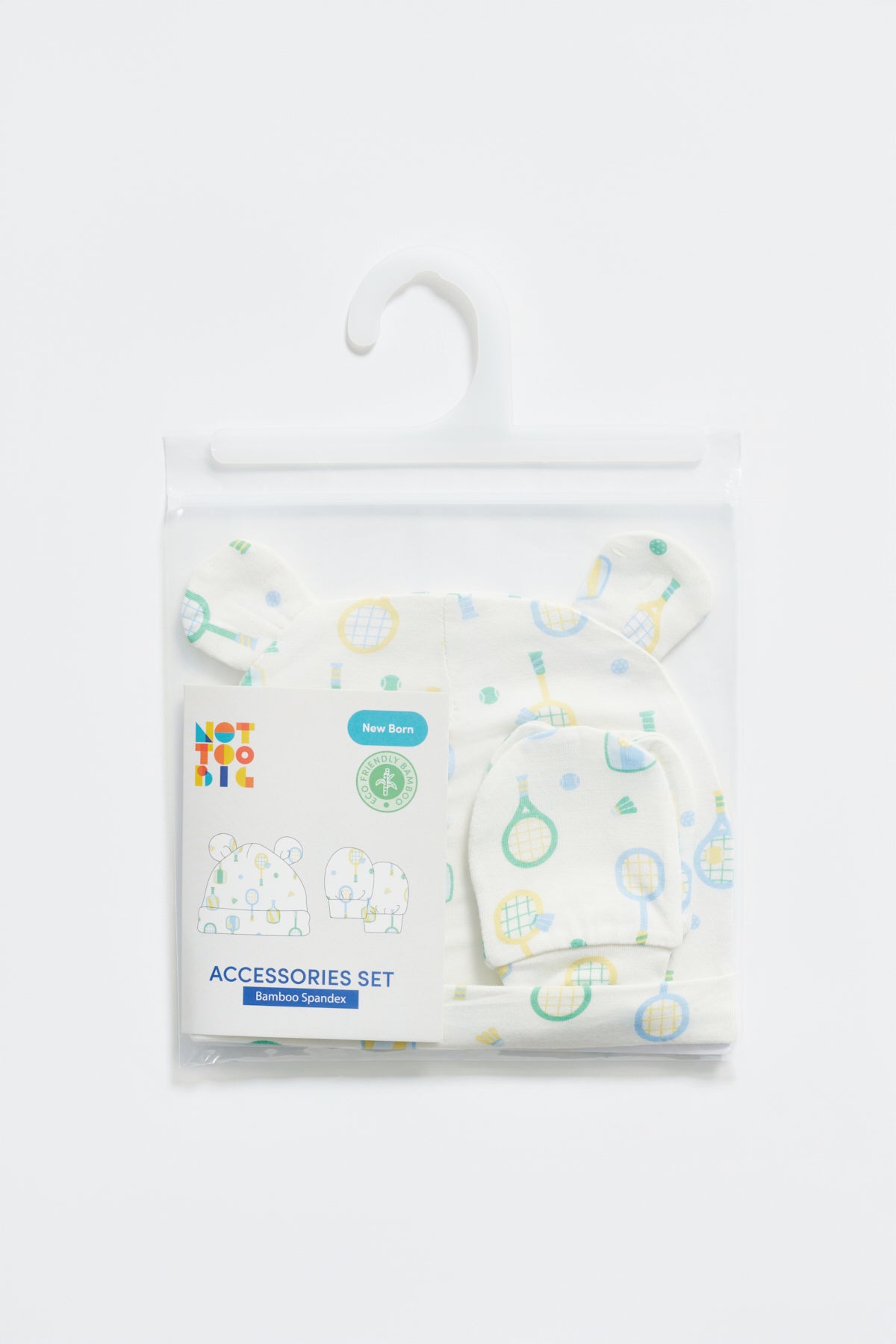 Not Too Big Racket Club Hat And Mitt Set