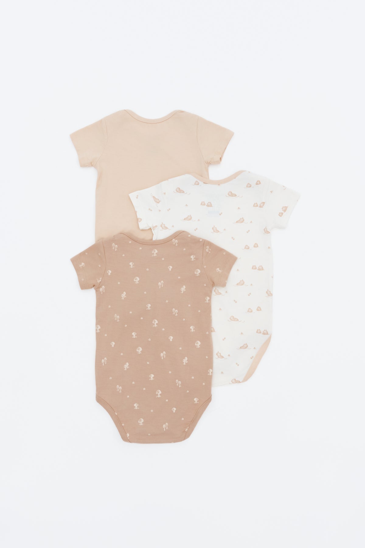 Not Too Big Capy Unisex Bamboo Bodysuit - 3 Pack
