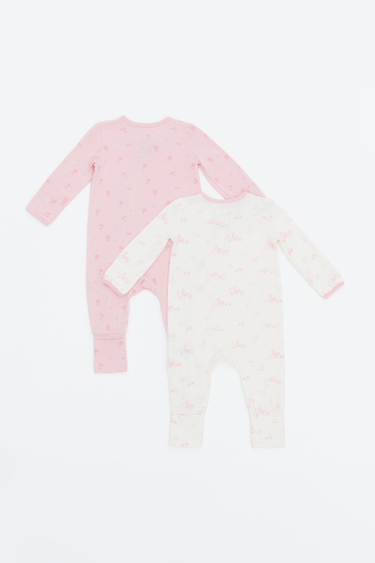 Not Too Big Duckie Sleepsuit - 2 Pack