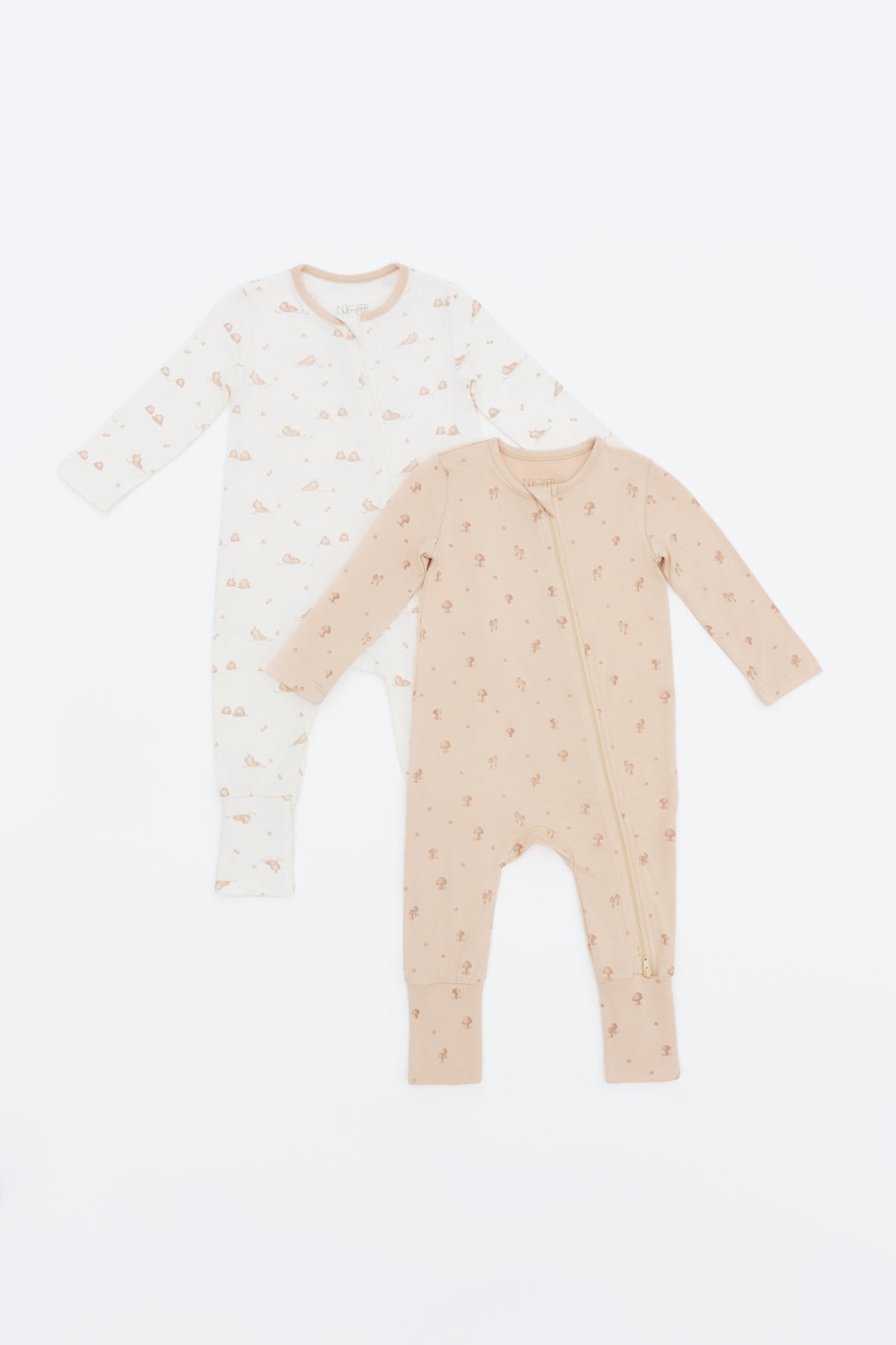 Not Too Big Capy Sleepsuit - 2 Pack