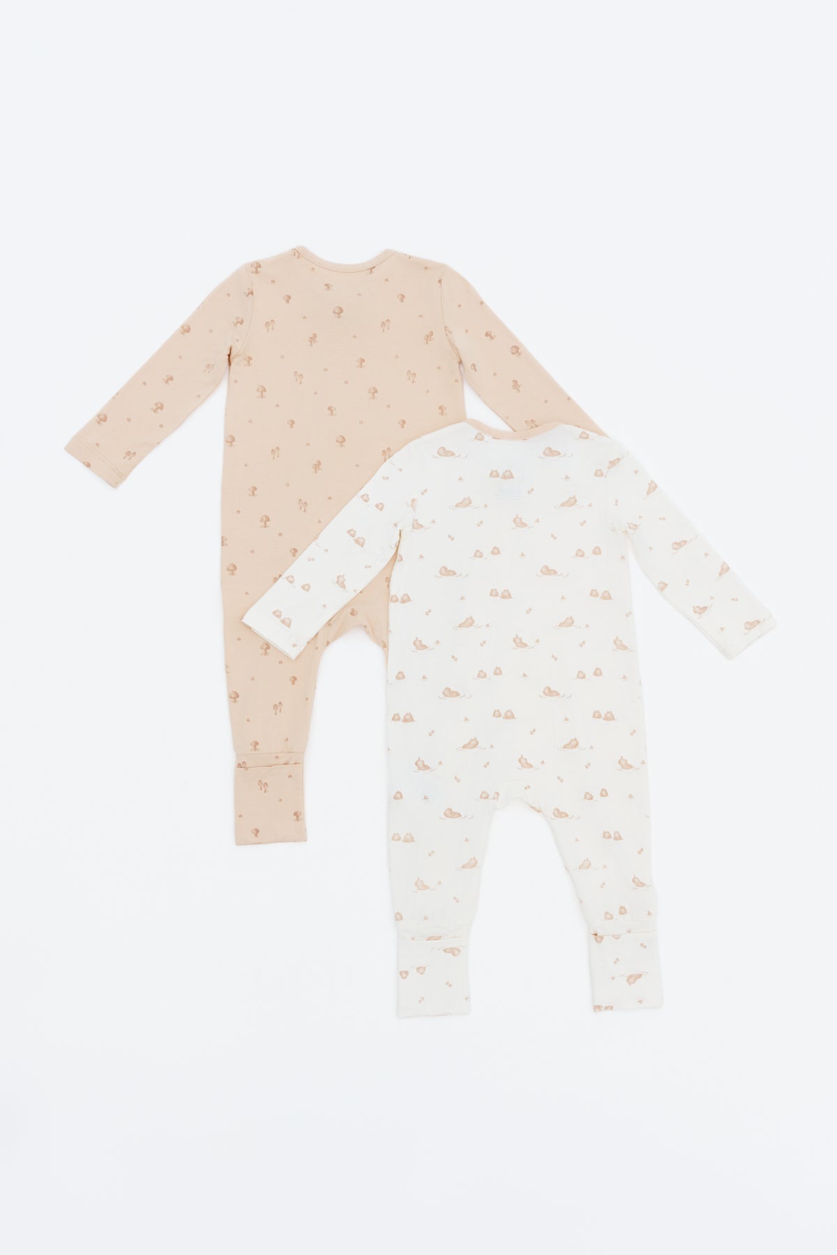 Not Too Big Capy Sleepsuit - 2 Pack