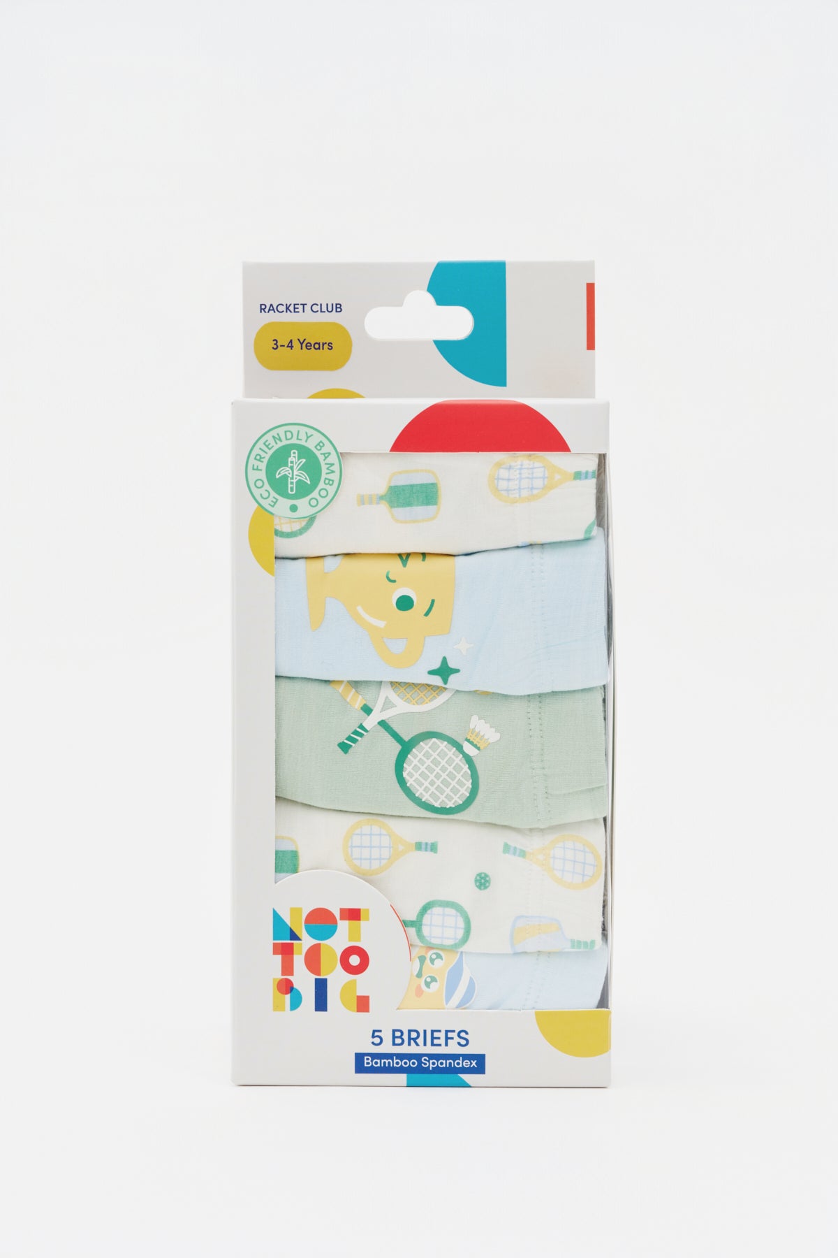 Not Too Big Racket Club Brief - 5 Pack
