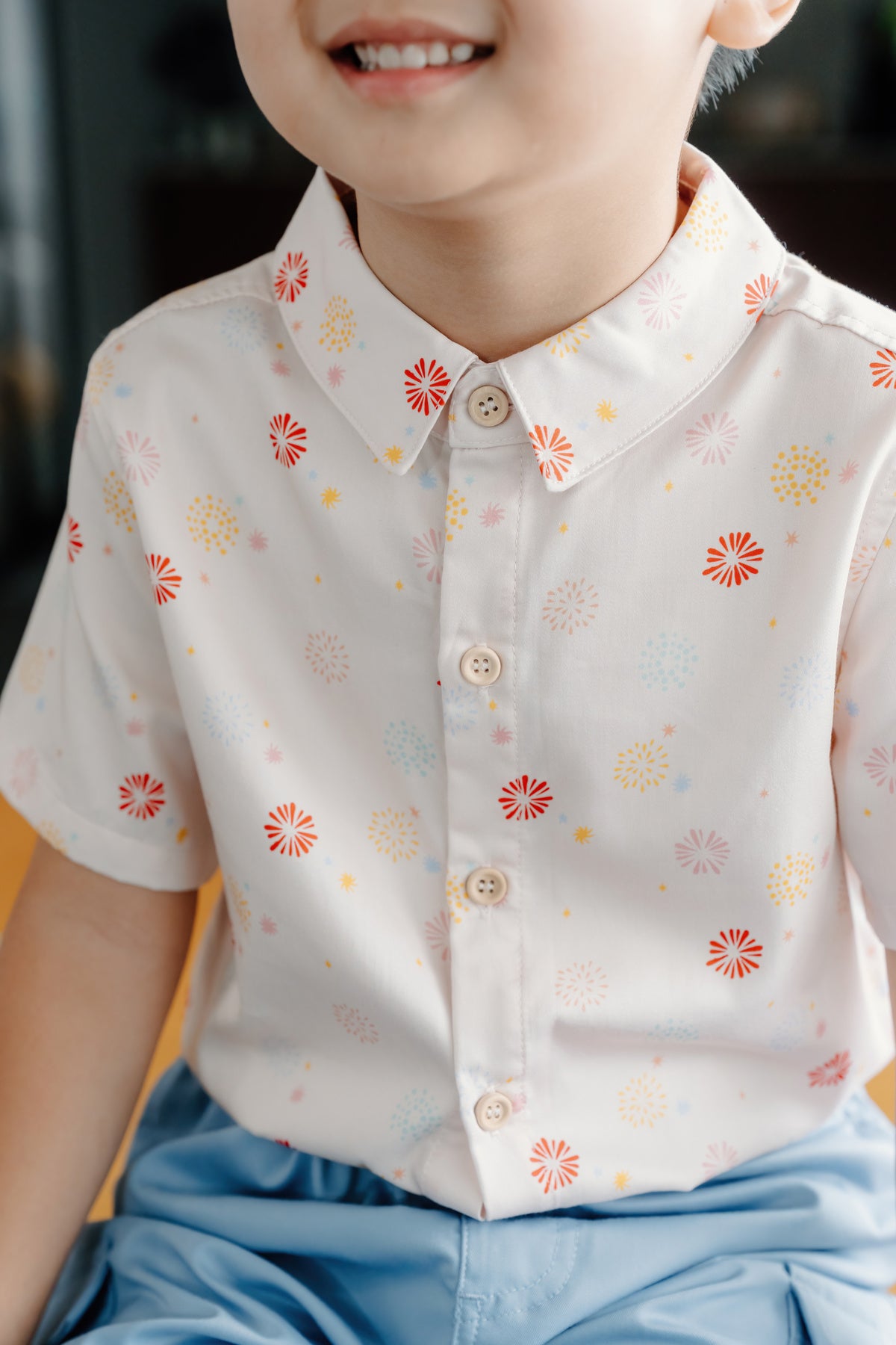 Not Too Big Flowerworks Boy Shirt