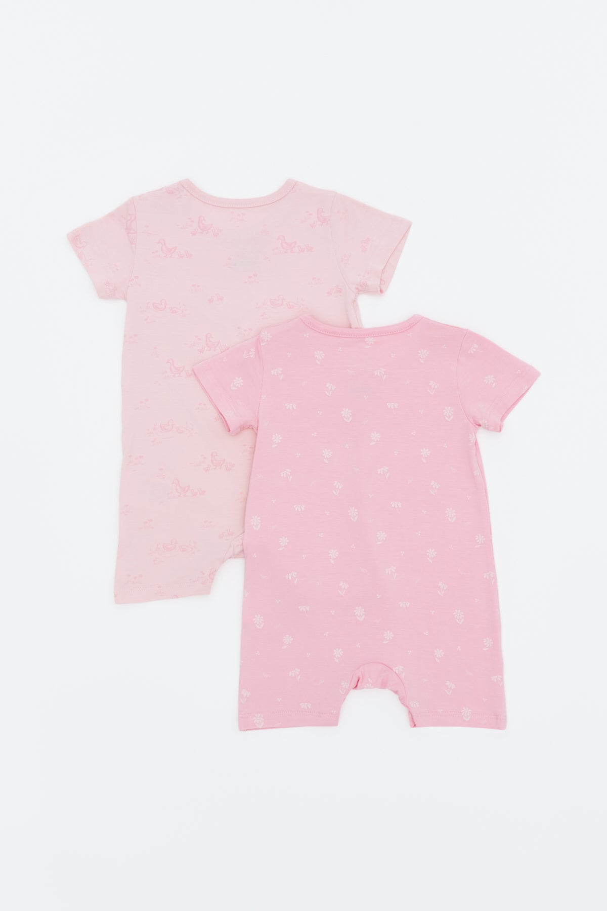Not Too Big Duckie Romper - 2 Pack