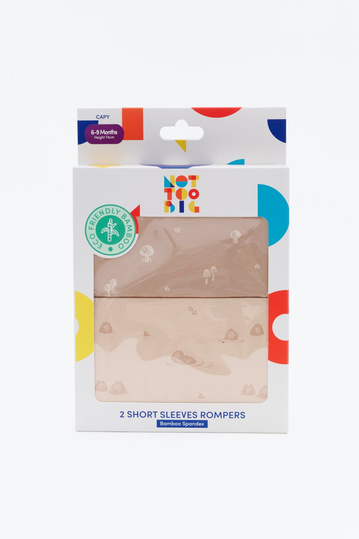 Not Too Big Capy Romper - 2 Pack