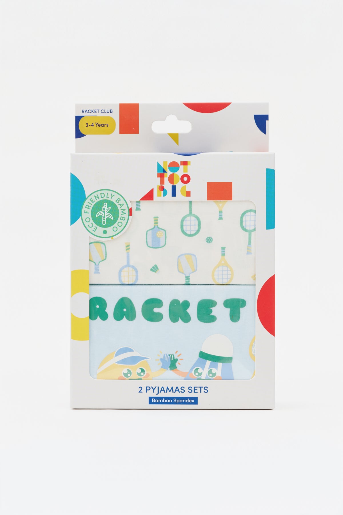Not Too Big Racket Club Pyjamas - 2 Pack
