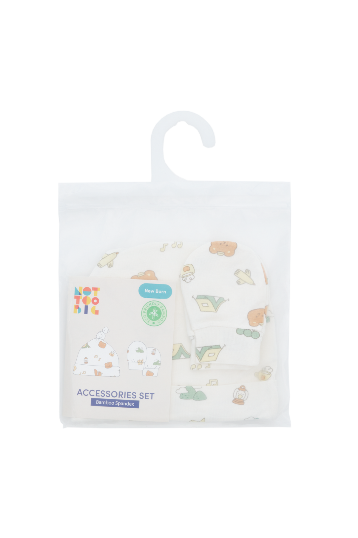 Not Too Big Little Camper Hat And Mitt - 2 Pack