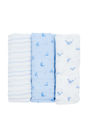 Essential Bamboo Swaddles 3pk - Assorted Designs