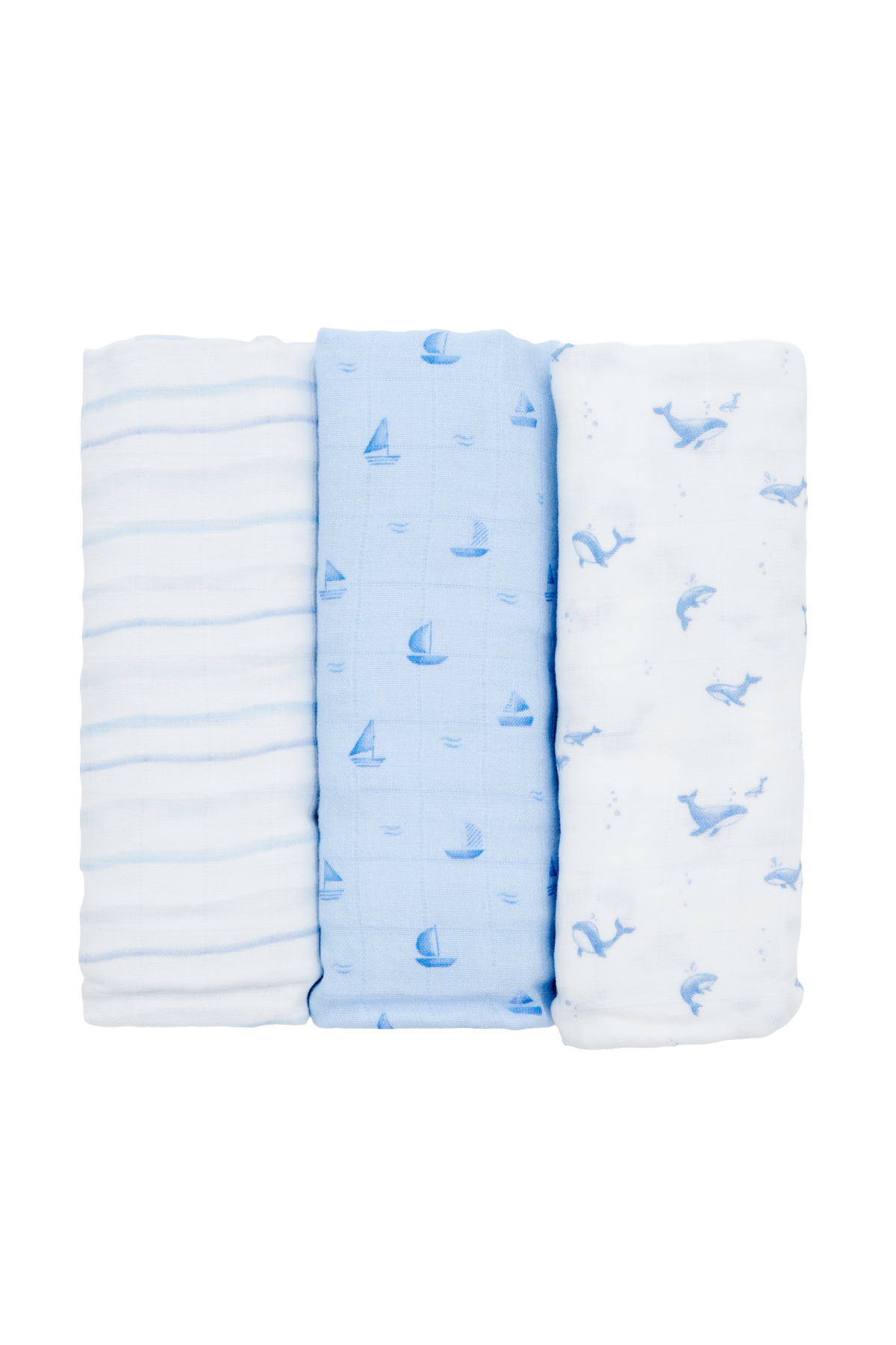 Not Too Big Essential Bamboo Swaddles 3pk - Assorted Designs
