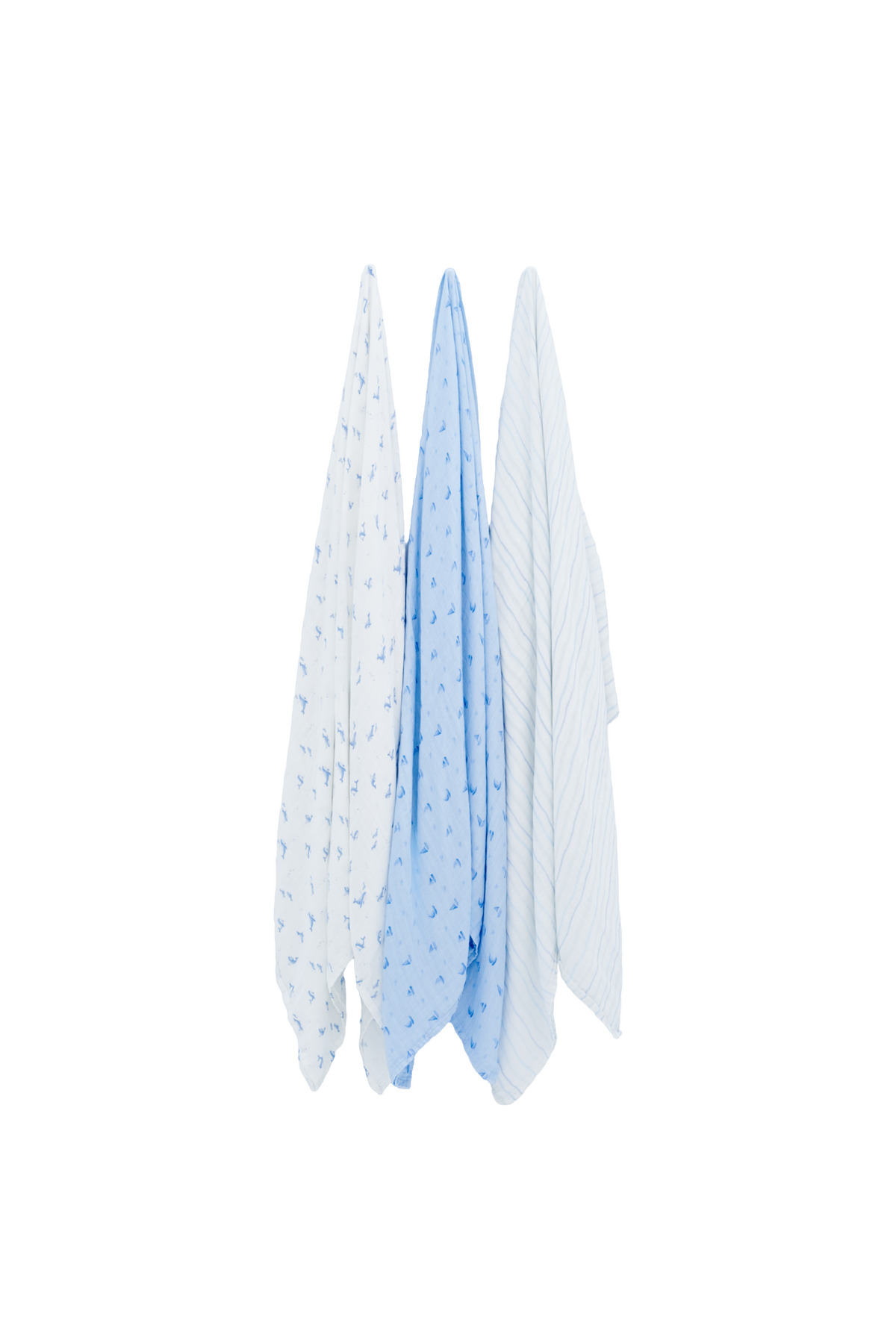 Not Too Big Essential Bamboo Swaddles 3pk - Assorted Designs