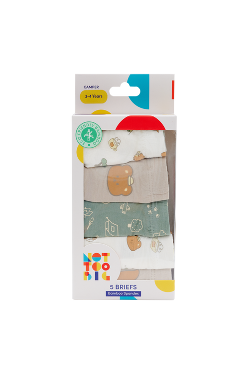 Little Camper Briefs - 5 Pack