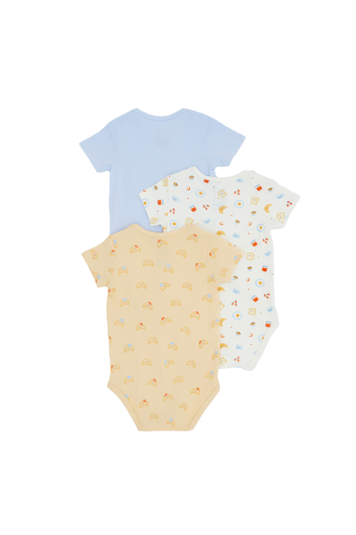 Breakfast Bunch Bodysuit - 3 Pack