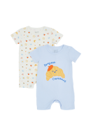 Breakfast Bunch Romper - 2 Pack