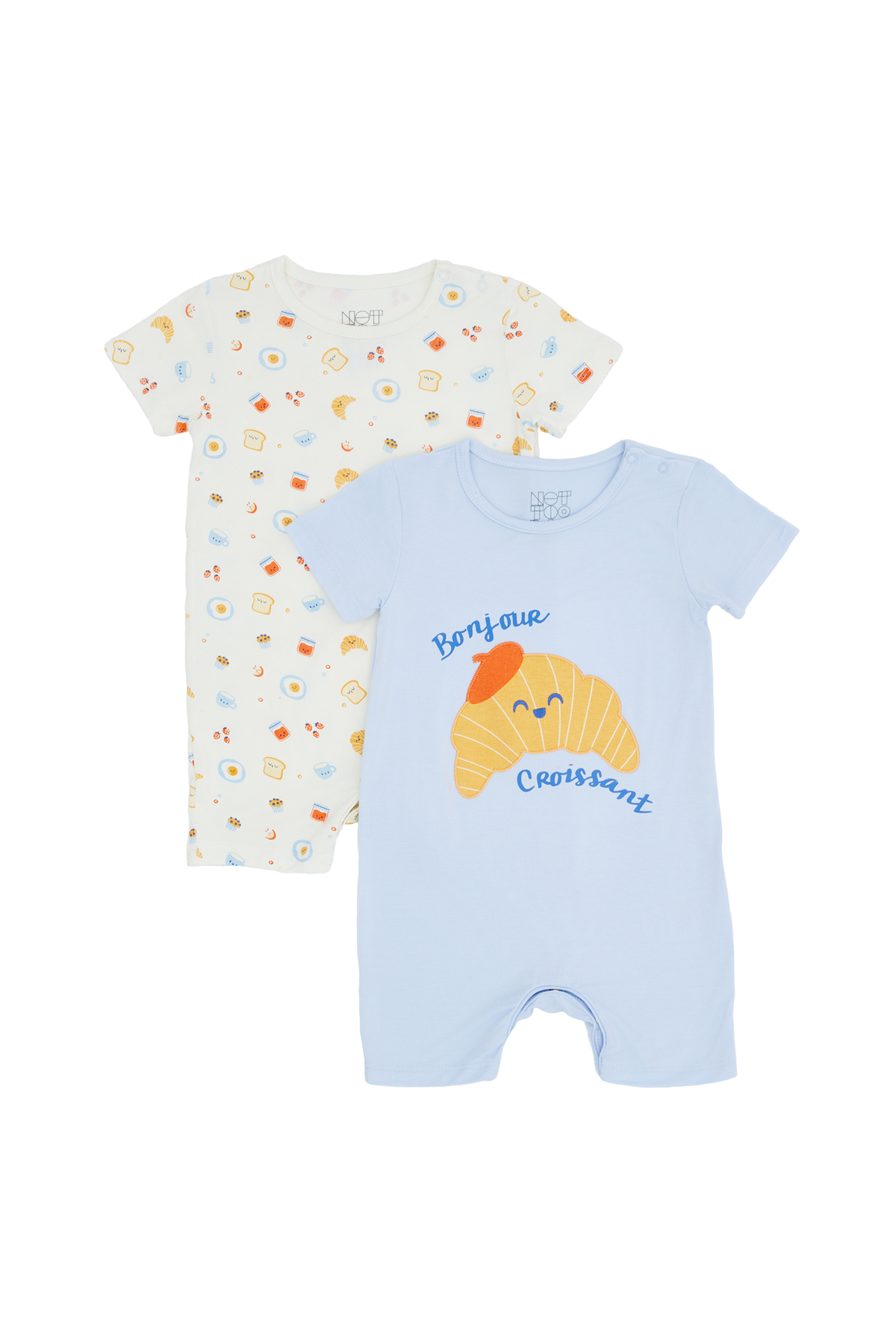Breakfast Bunch Romper - 2 Pack