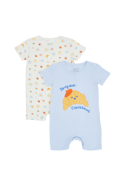 Breakfast Bunch Romper - 2 Pack