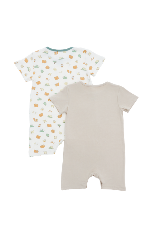 Little Camper Romper - 2 Pack
