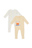 Breakfast Bunch Sleepsuit - 2 Pack