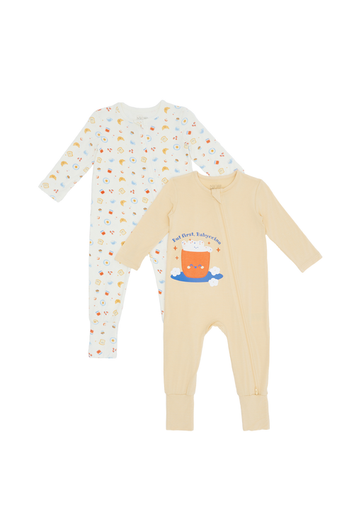 Breakfast Bunch Sleepsuit - 2 Pack