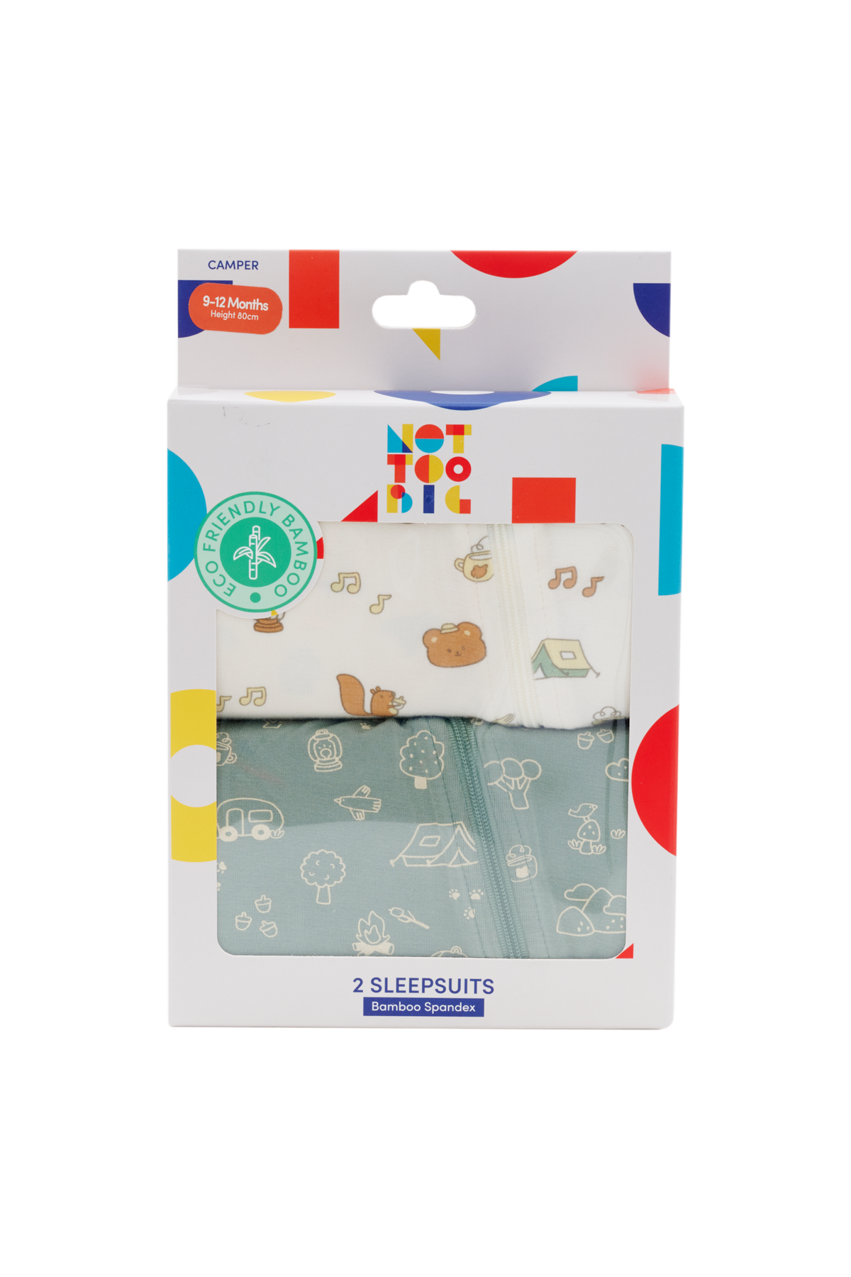 Little Camper Sleepsuit - 2 Pack