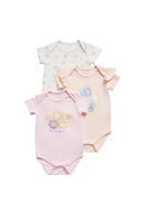 Daisy Crew Bodysuit - 3 Pack