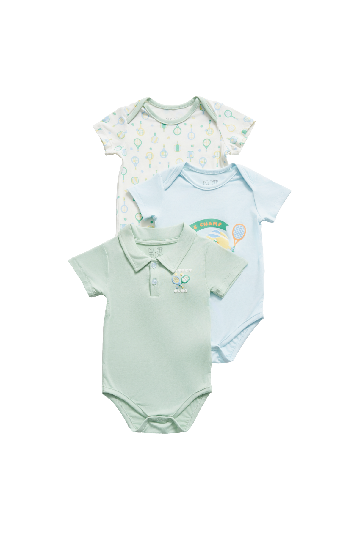 Racket Club Bodysuit - 3 Pack