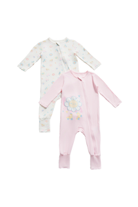 Daisy Crew Sleepsuit - 2 Pack