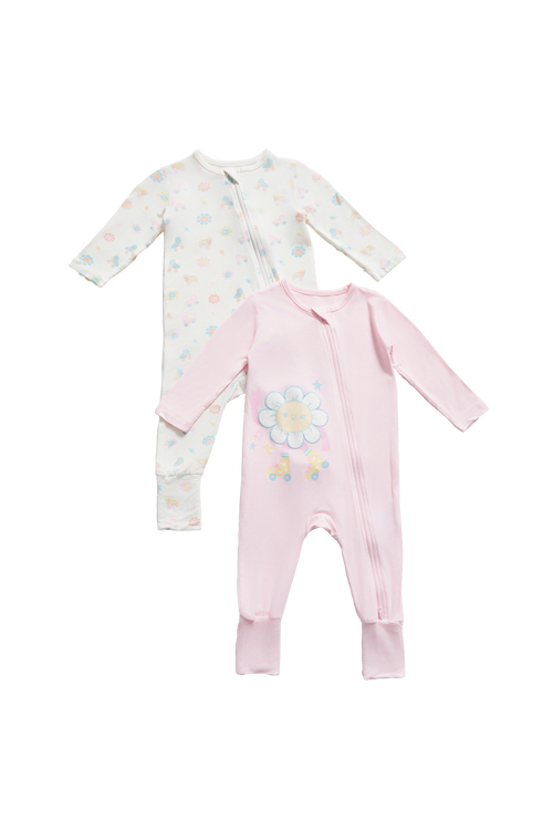 Daisy Crew Sleepsuit - 2 Pack