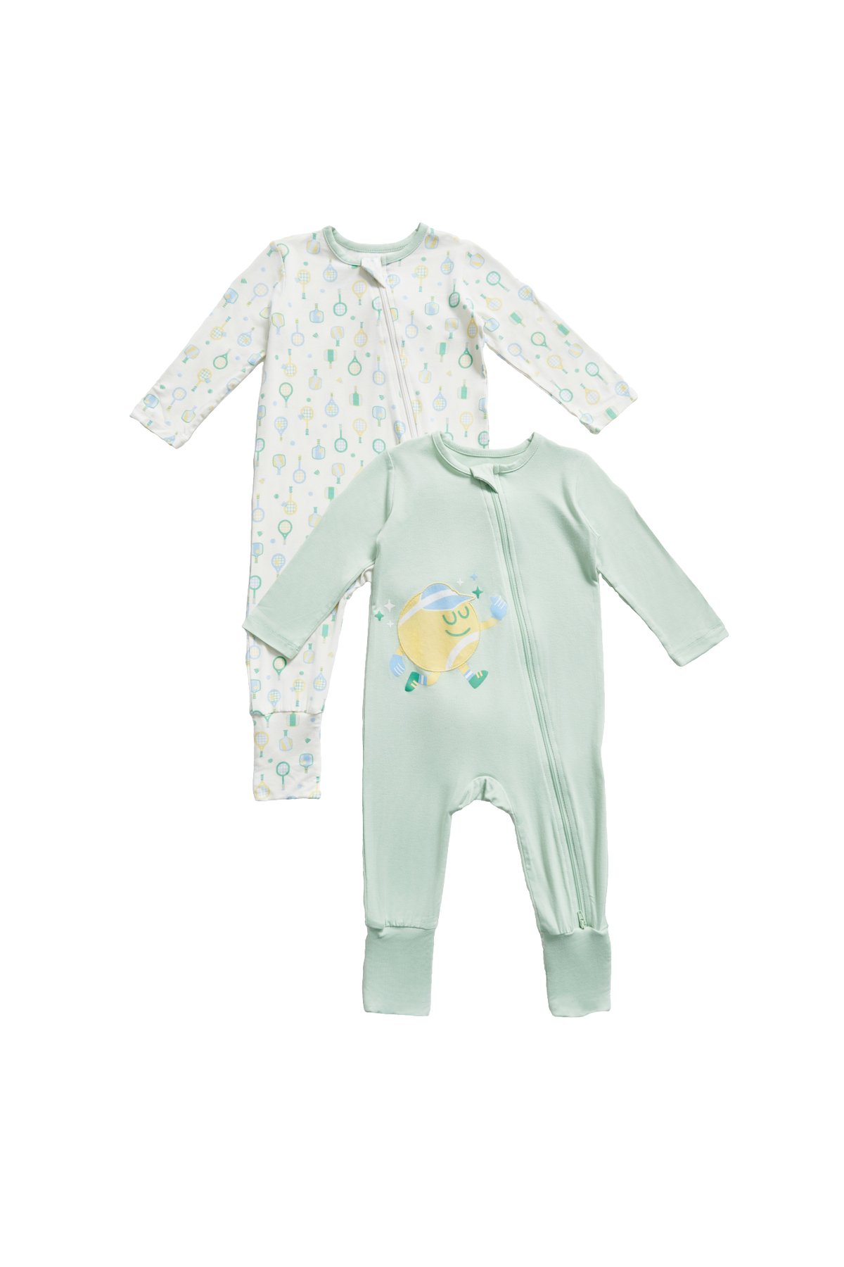 Racket Club Sleepsuit - 2 Pack