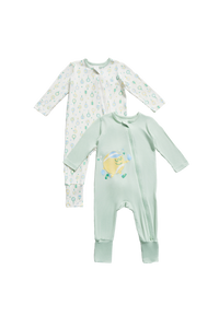 Racket Club Sleepsuit - 2 Pack