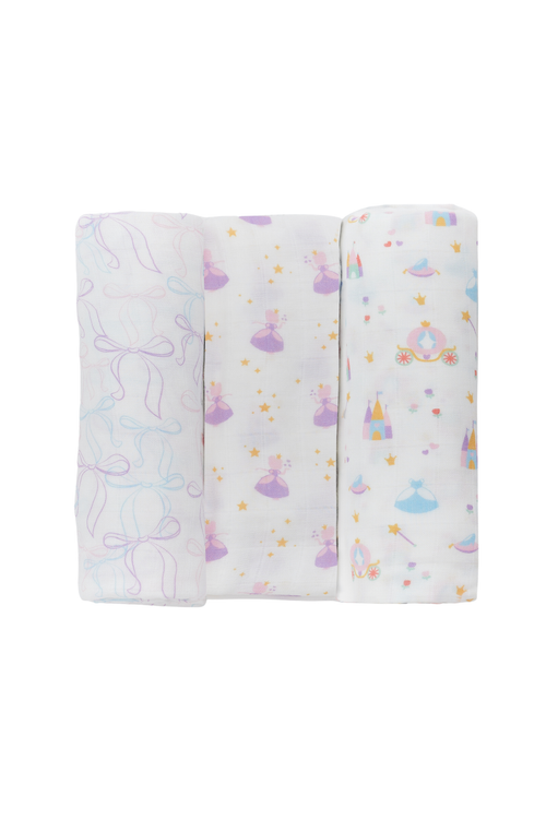 Bamboo Swaddles 3pk - Assorted Designs