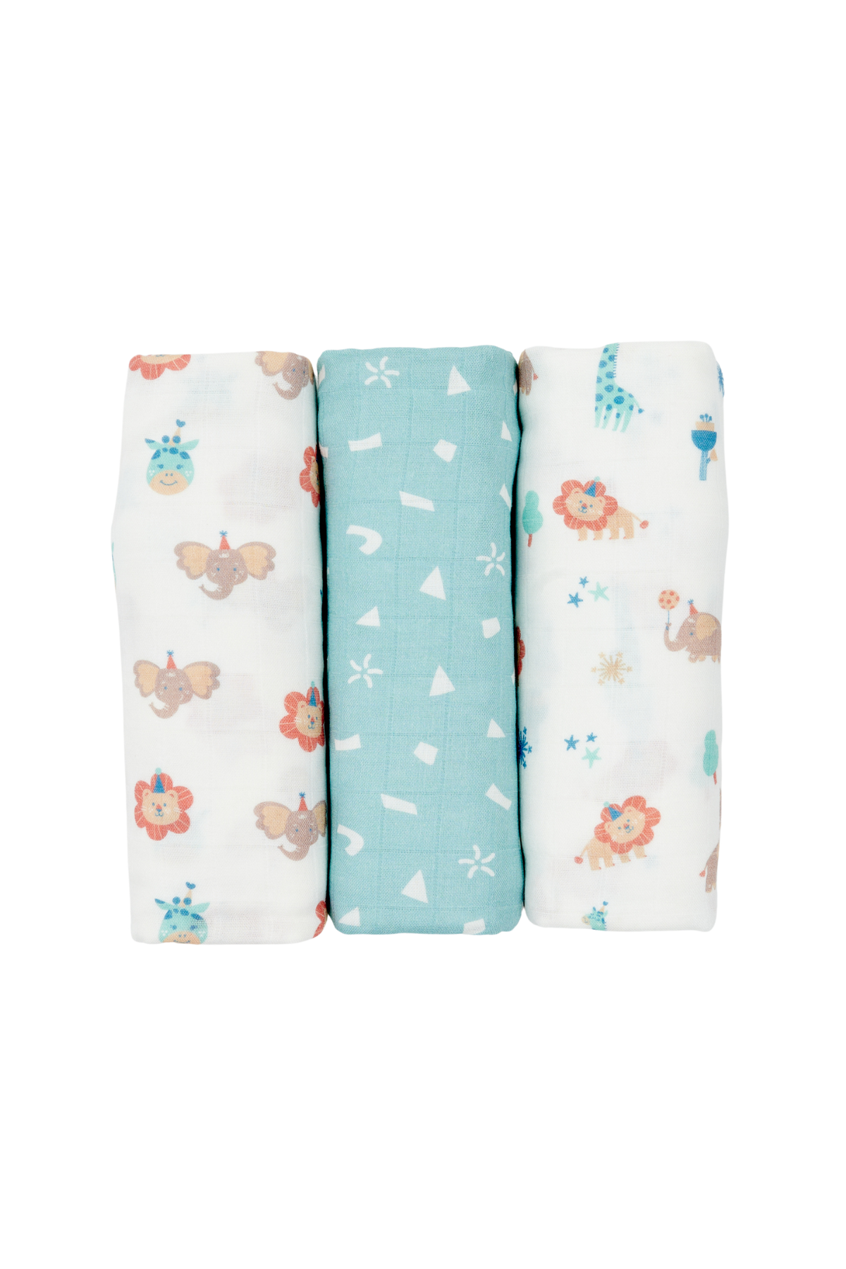 Bamboo Swaddles 3pk - Assorted Designs