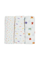 Bamboo Swaddles 3pk - Assorted Designs