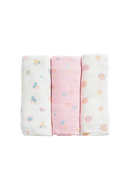 Bamboo Swaddles 3pk - Assorted Designs