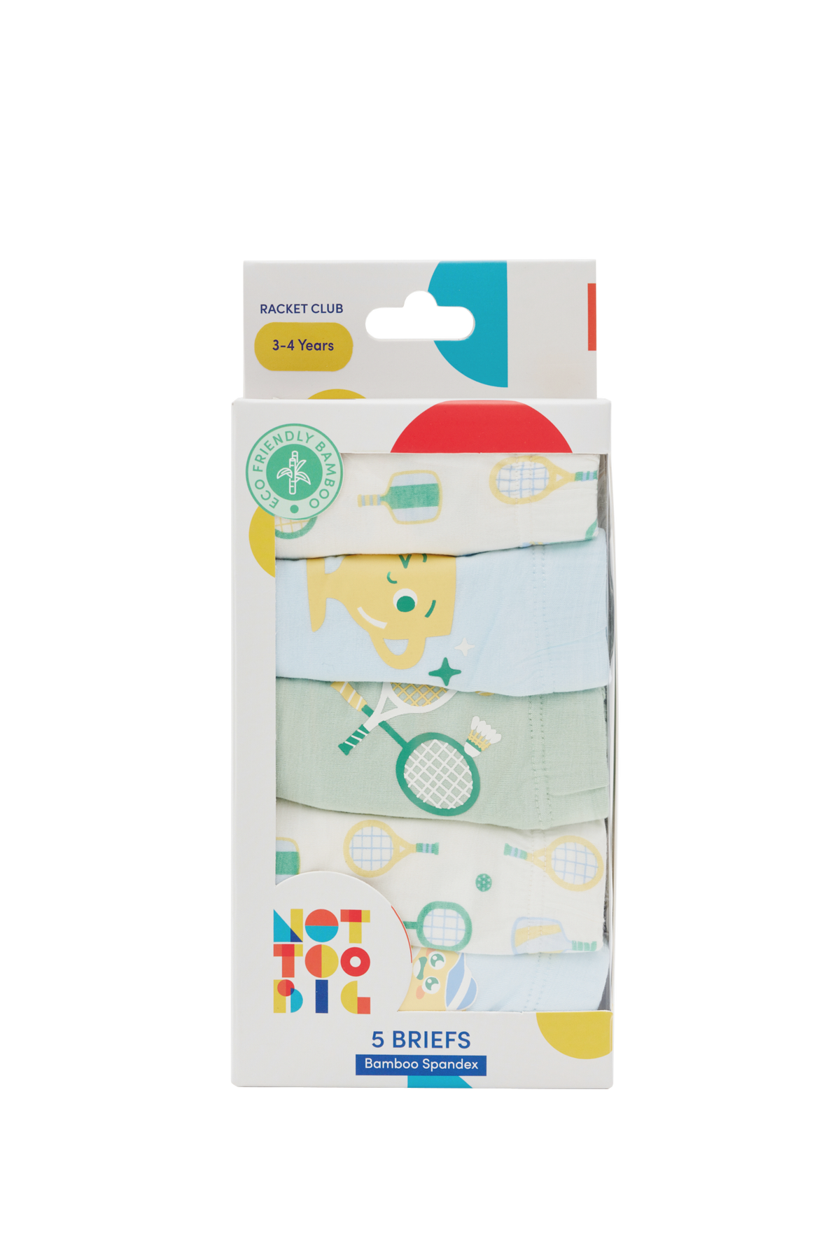 Racket Club Brief - 5 Pack