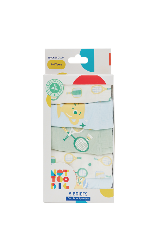 Racket Club Brief - 5 Pack