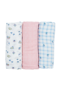 Bamboo Swaddles 3pk - Assorted Designs