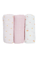 Bamboo Swaddles 3pk - Assorted Designs
