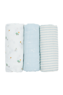 Bamboo Swaddles 3pk - Assorted Designs