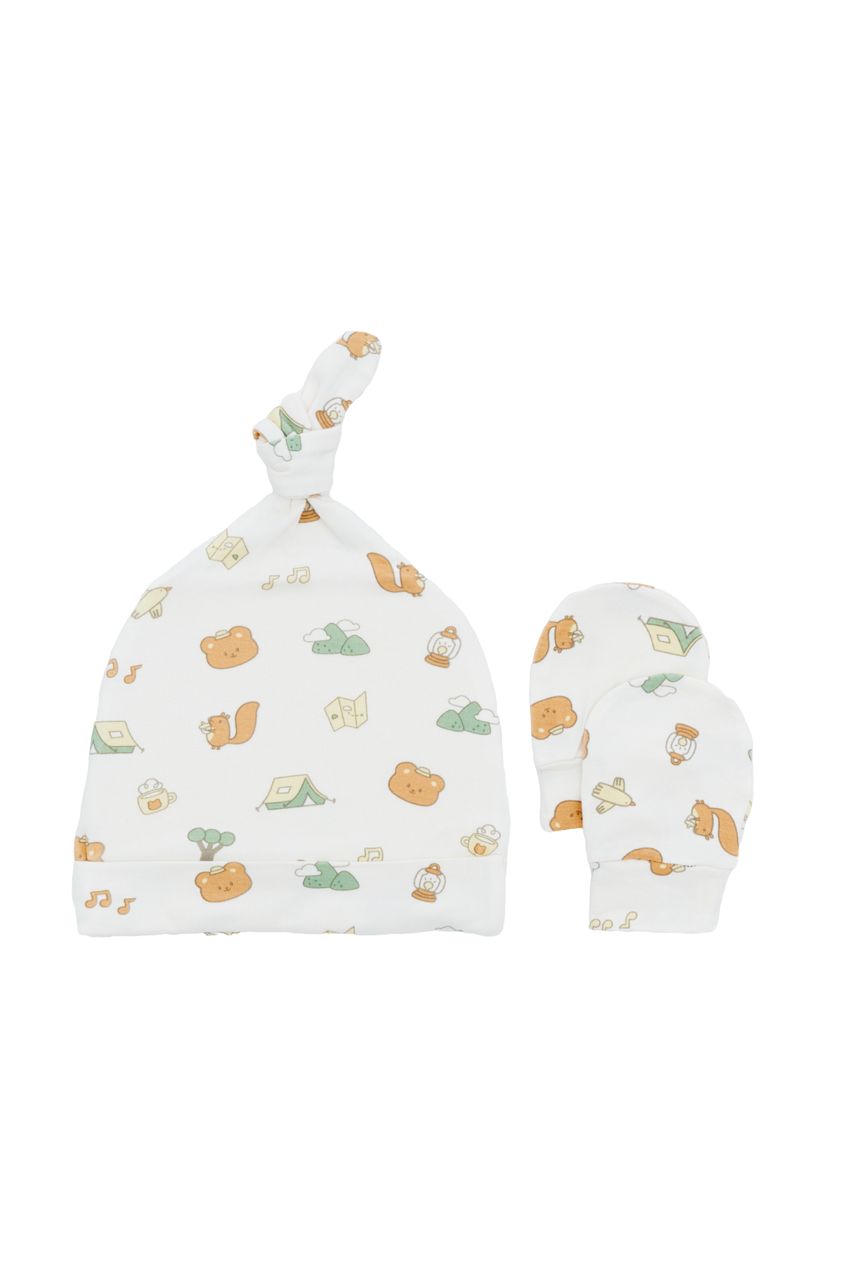 Not Too Big Little Camper Hat And Mitt - 2 Pack