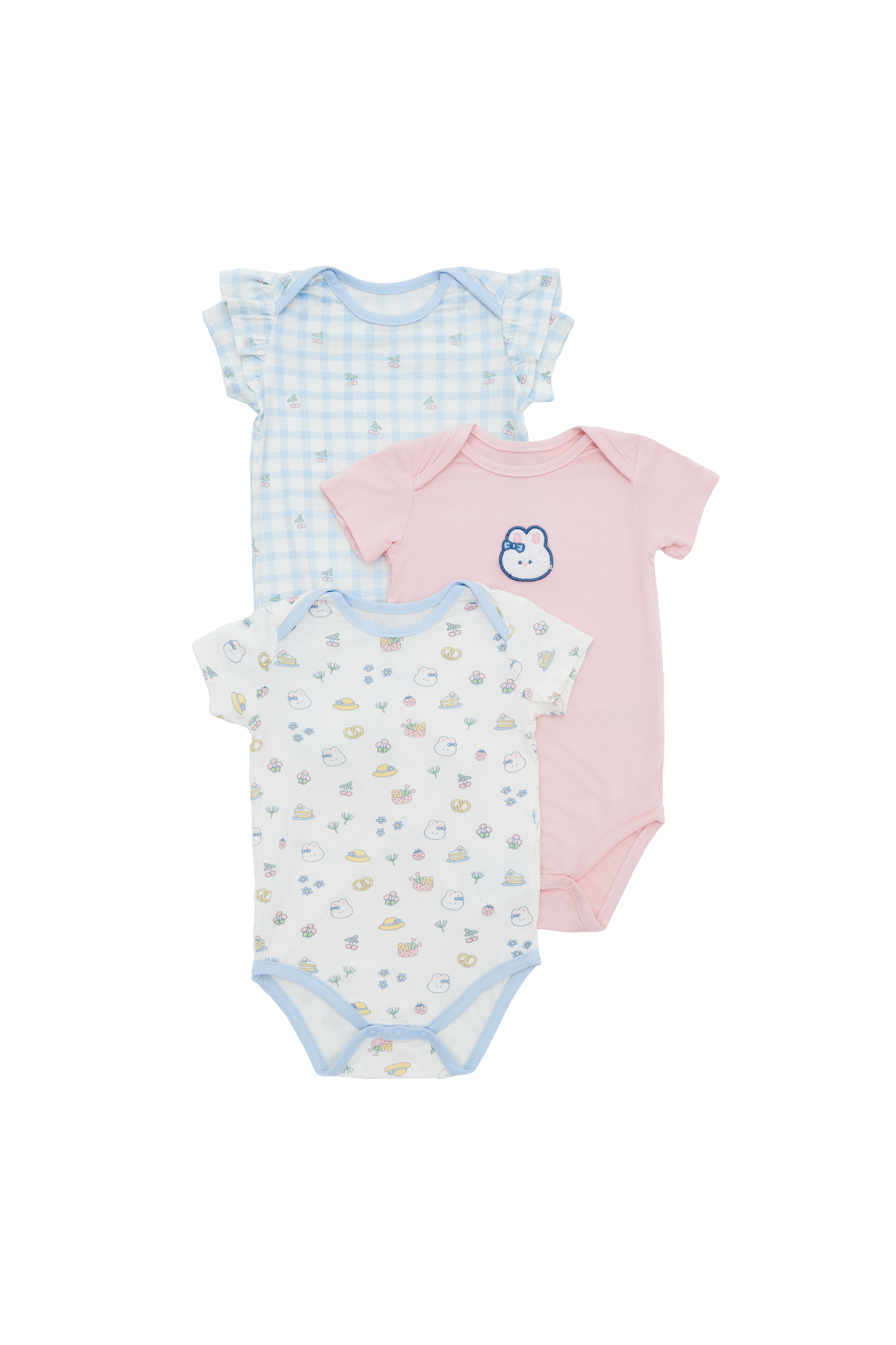 Not Too Big Picnic Bodysuit - 3 Pack
