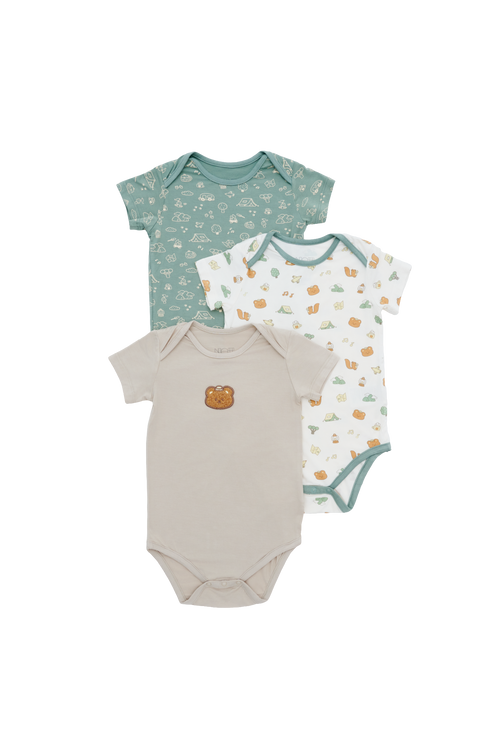 Little Camper Bodysuit - 3 Pack