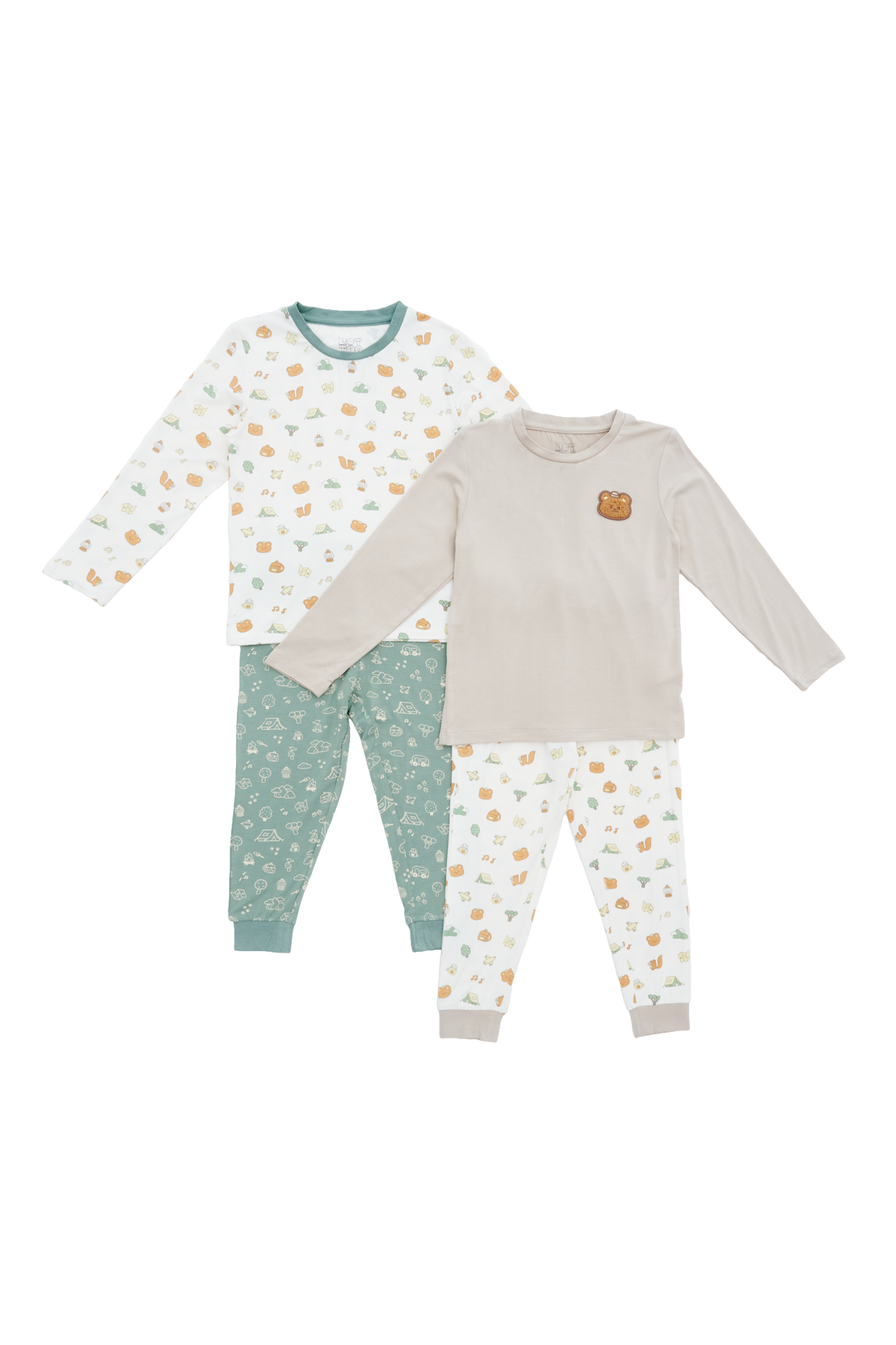 Not Too Big Little Camper Pyjamas - 2 Pack