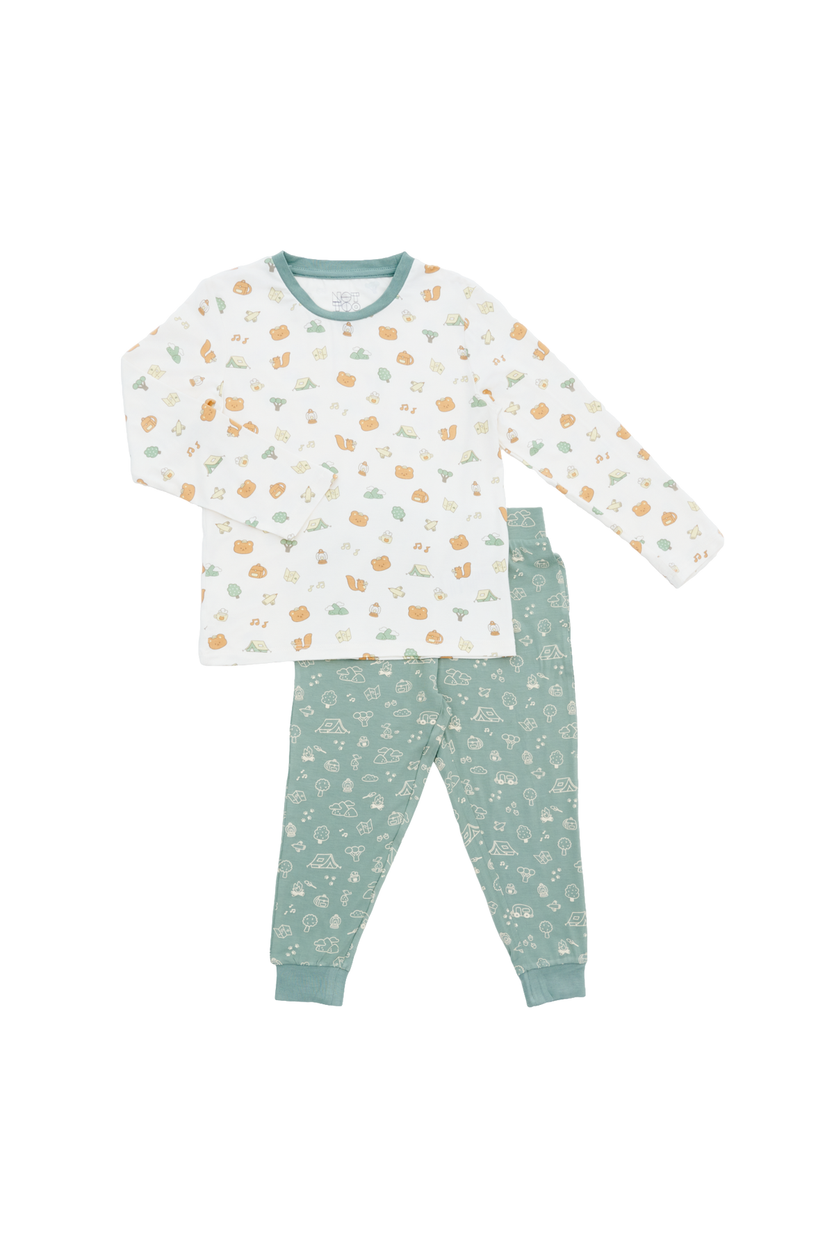 Not Too Big Little Camper Pyjamas - 2 Pack