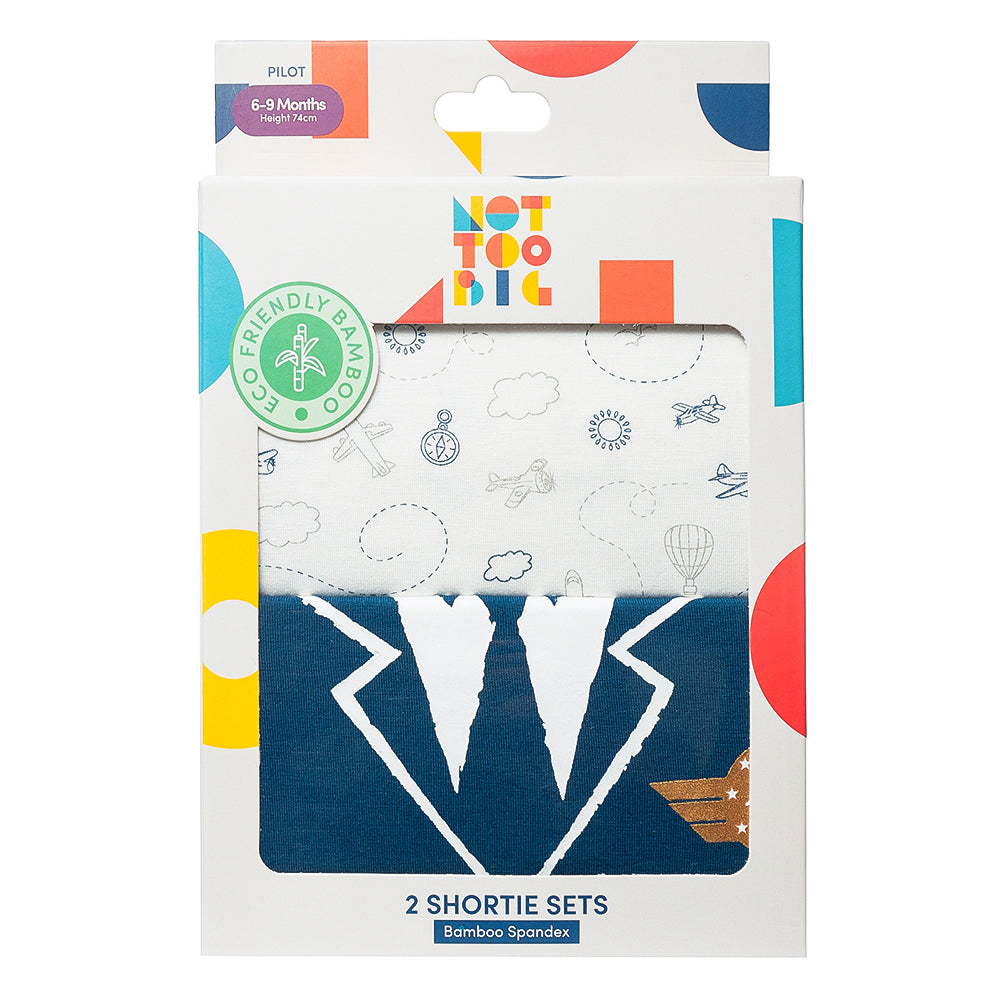 Not Too Big Pilot Shortie -2PK