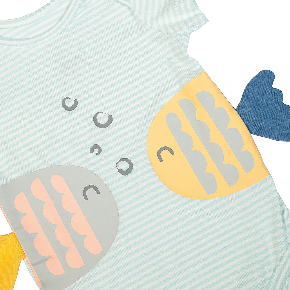 Not Too Big Sea World Bodysuit - 3PK