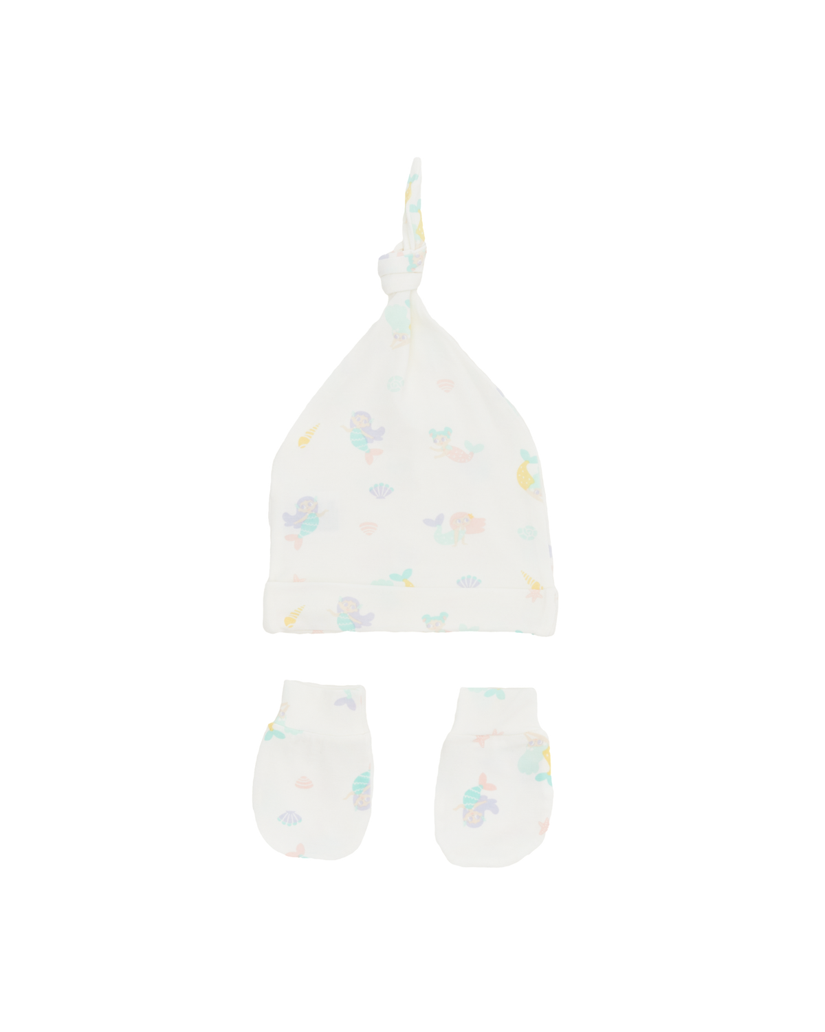 Mermaid Mitten And Hat - 2 Piece