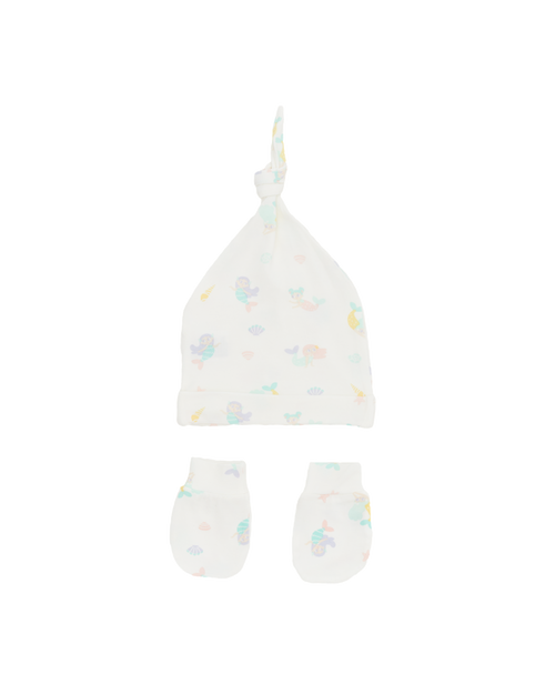 Mermaid Mitten And Hat - 2 Piece
