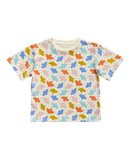 Birds Oversized Tee - Pink Playground