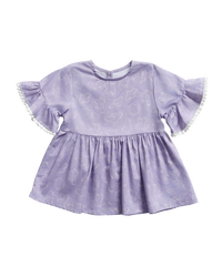 Birds Flutter Babydoll Top